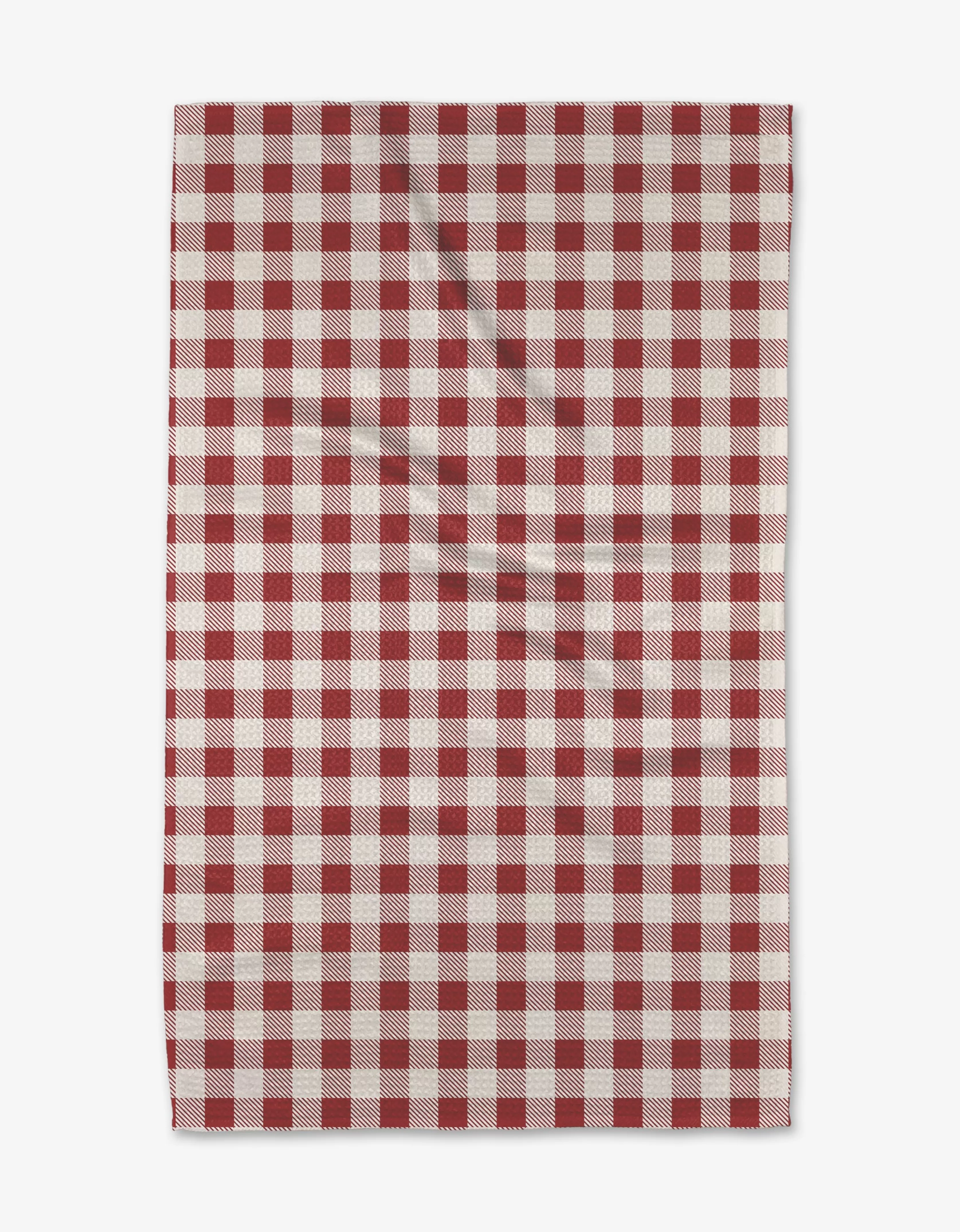 New GEOMETRY Christmas Gingham Red