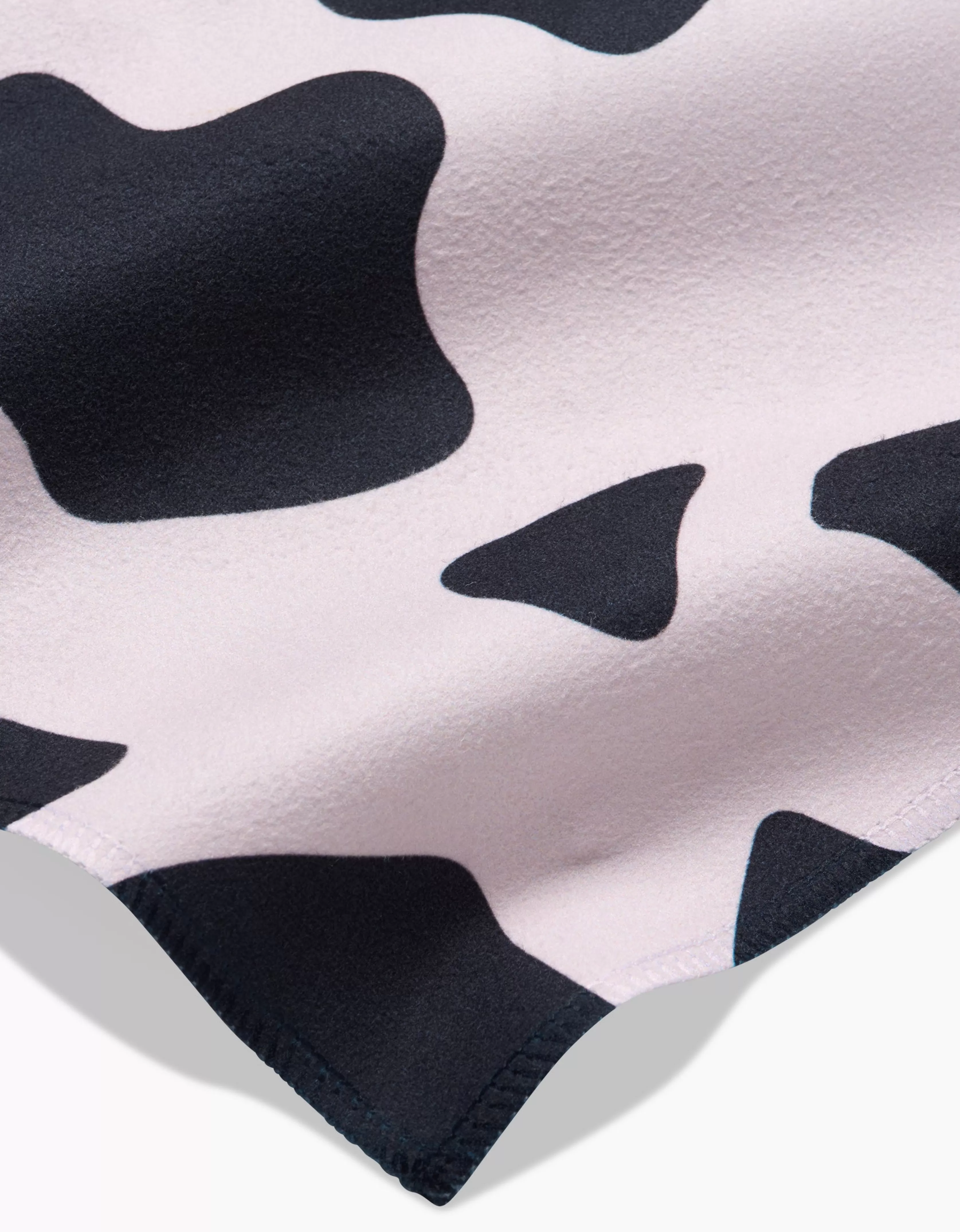 Fashion GEOMETRY Cow Print Black