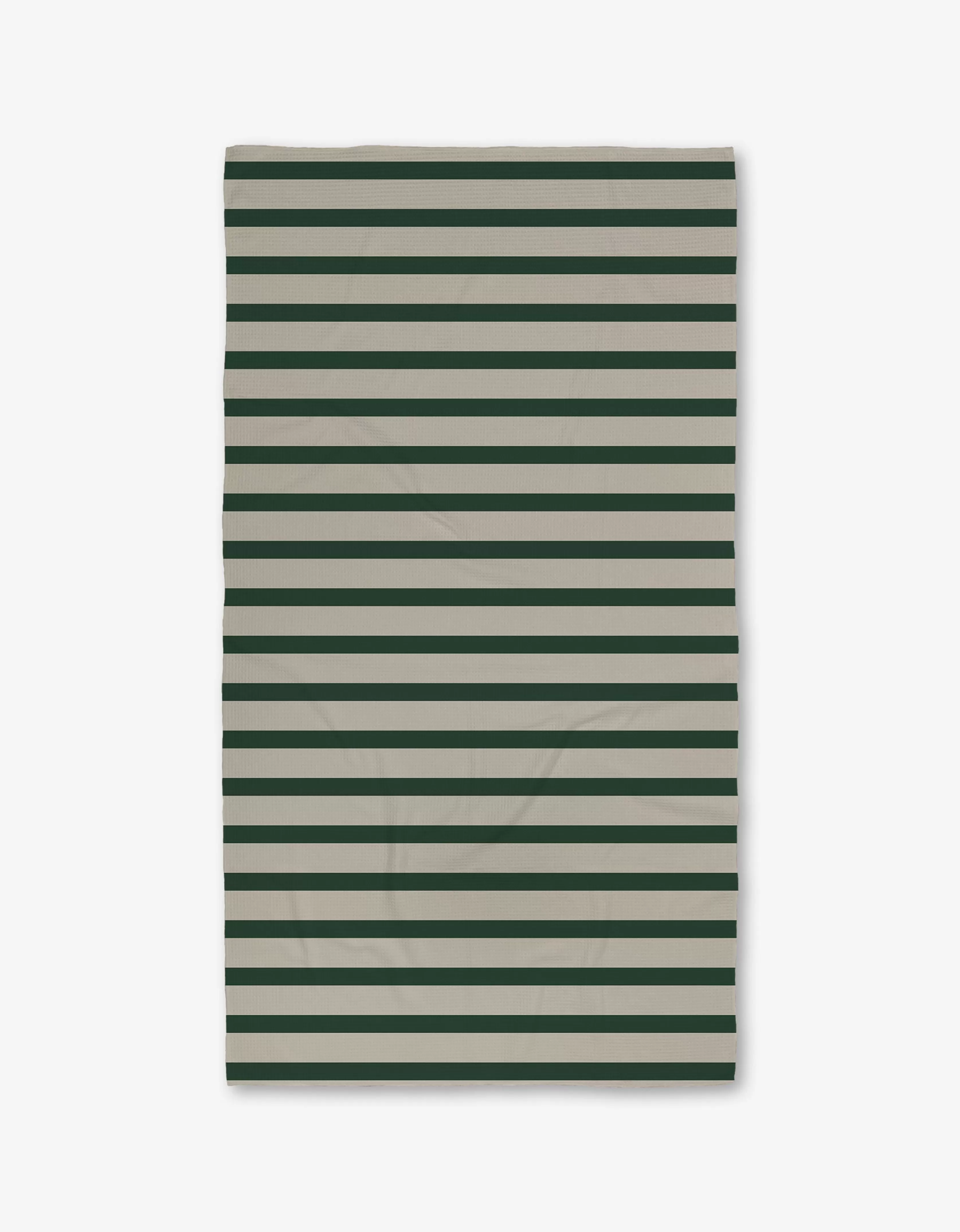 Best Sale GEOMETRY Deep Green Stripes