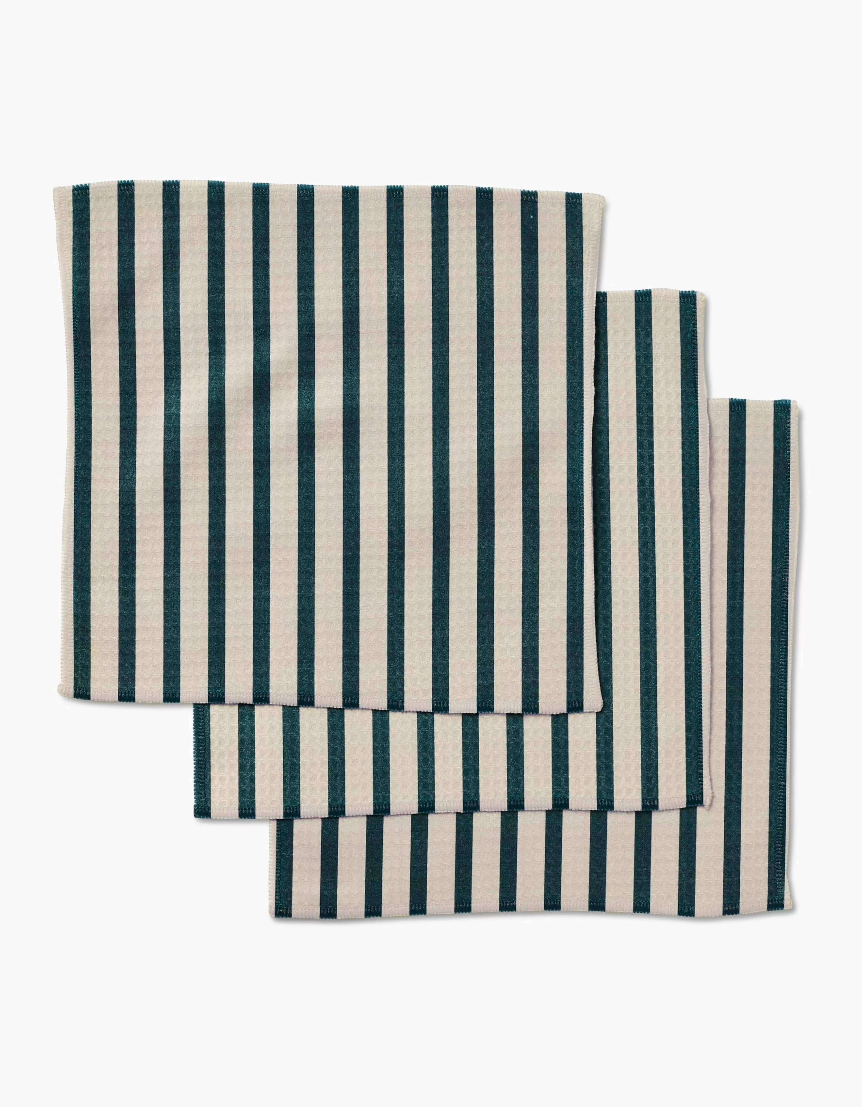 New GEOMETRY Deep Green Stripes