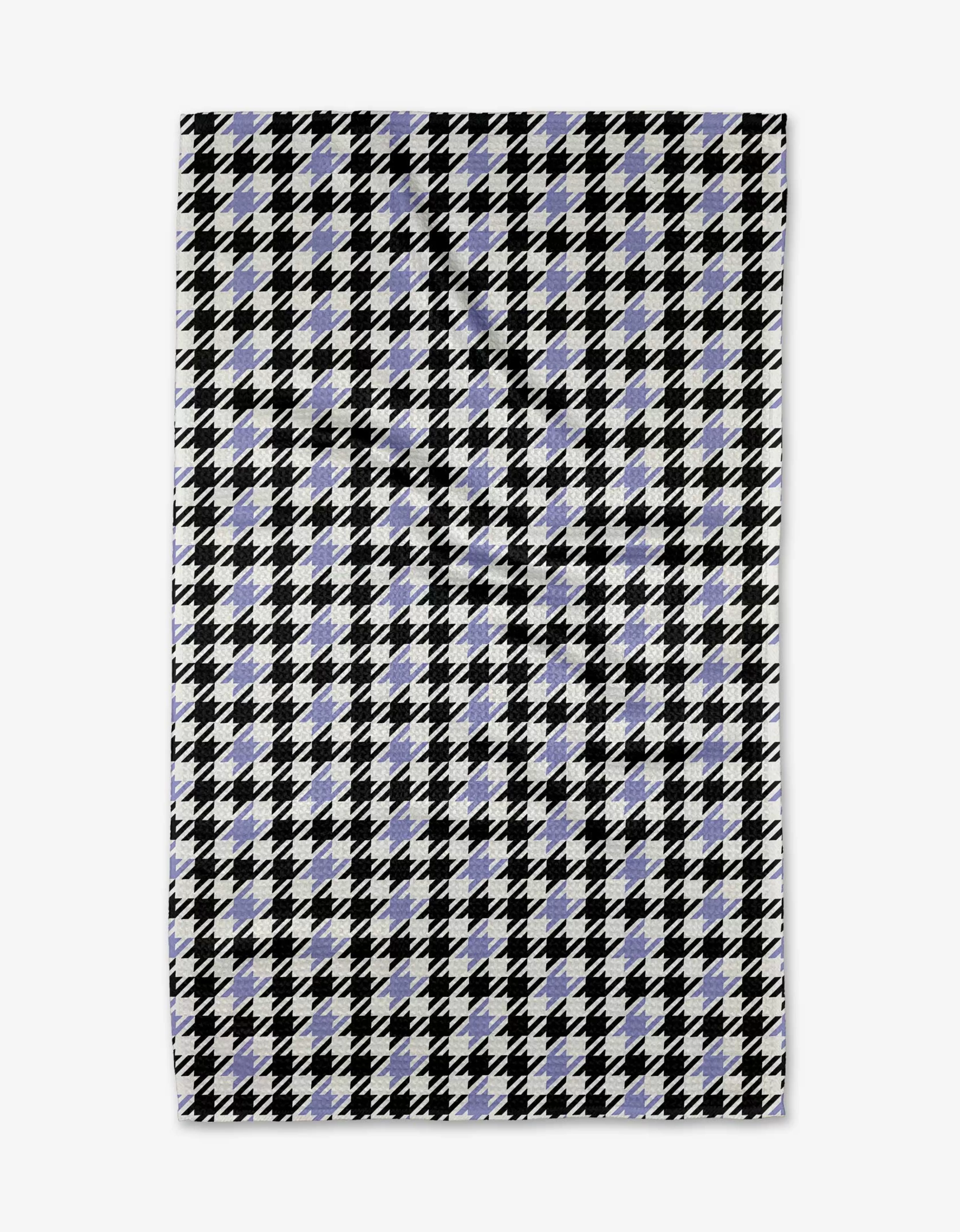 New GEOMETRY Lilac Houndstooth