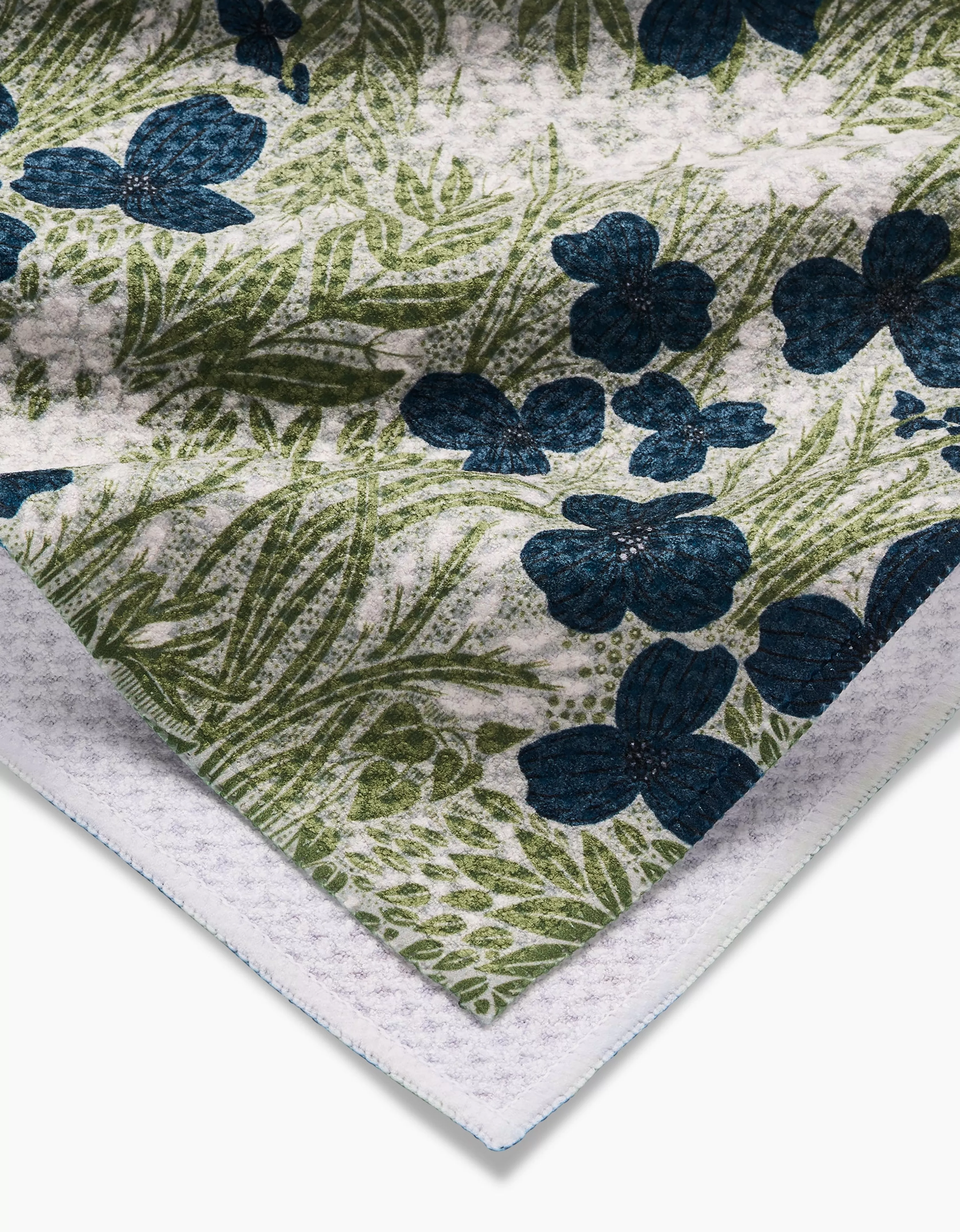 Shop GEOMETRY Navy And Sage Meadow