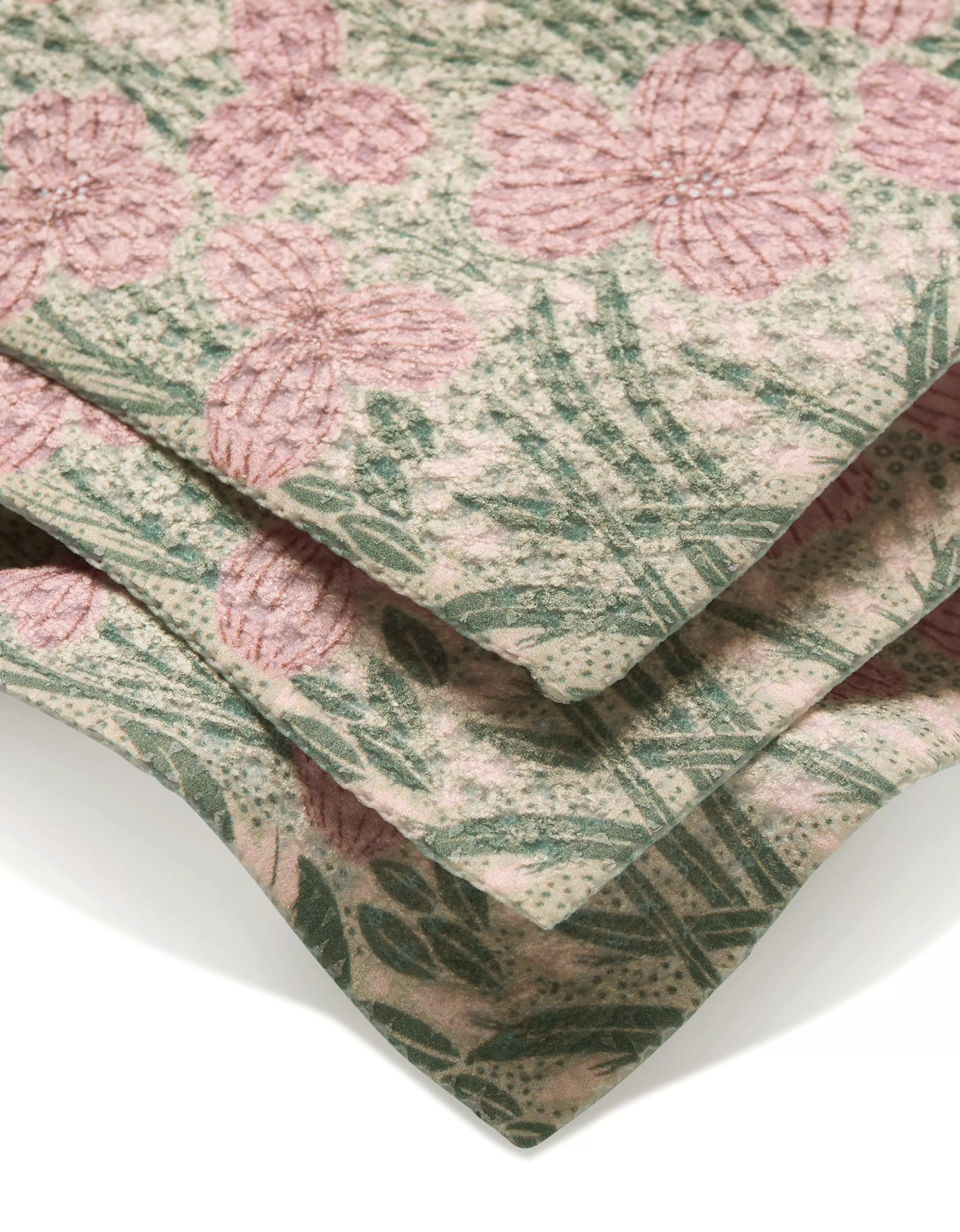 Flash Sale GEOMETRY Pink And Sage Meadow