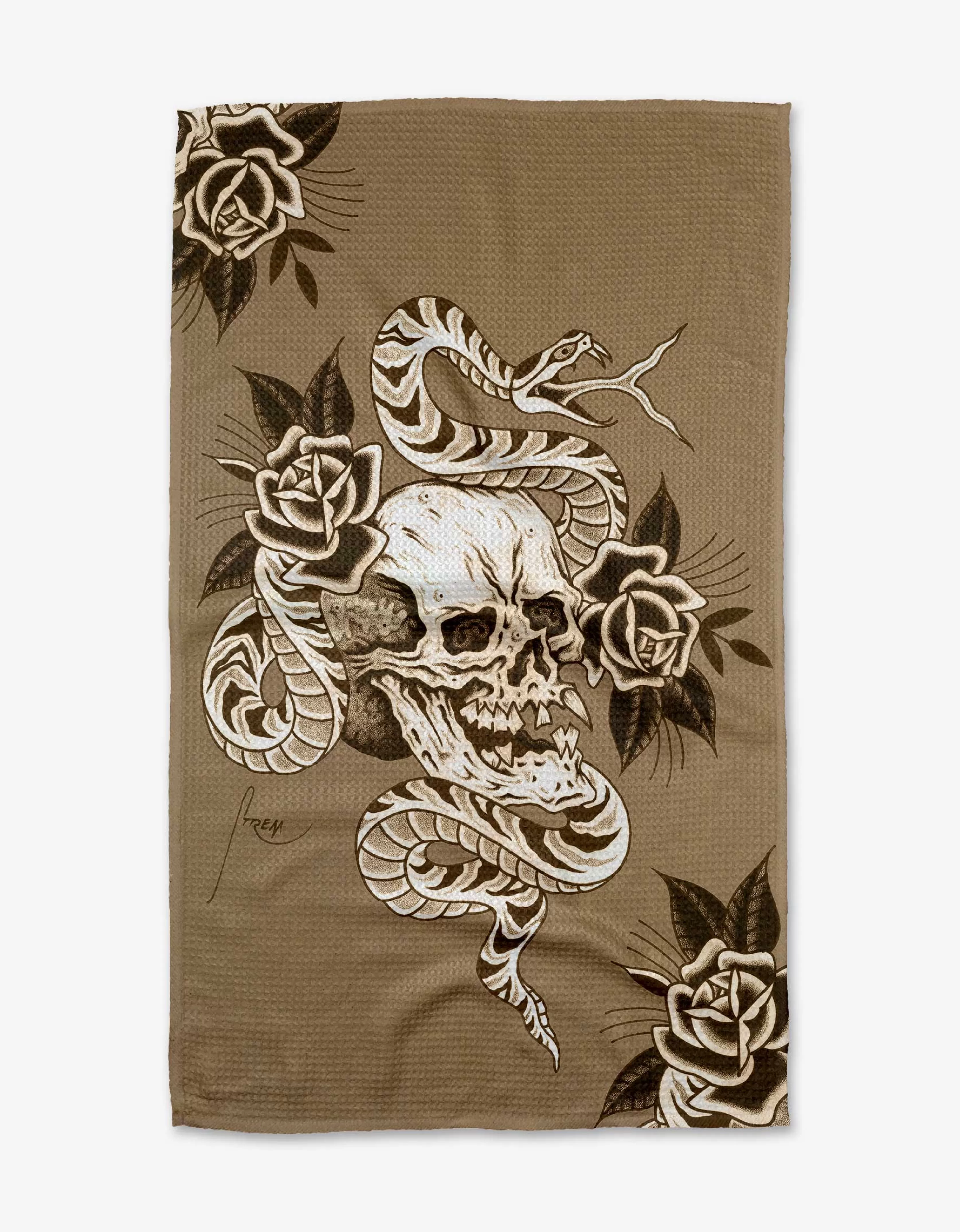 Best Sale GEOMETRY Skull And Snake