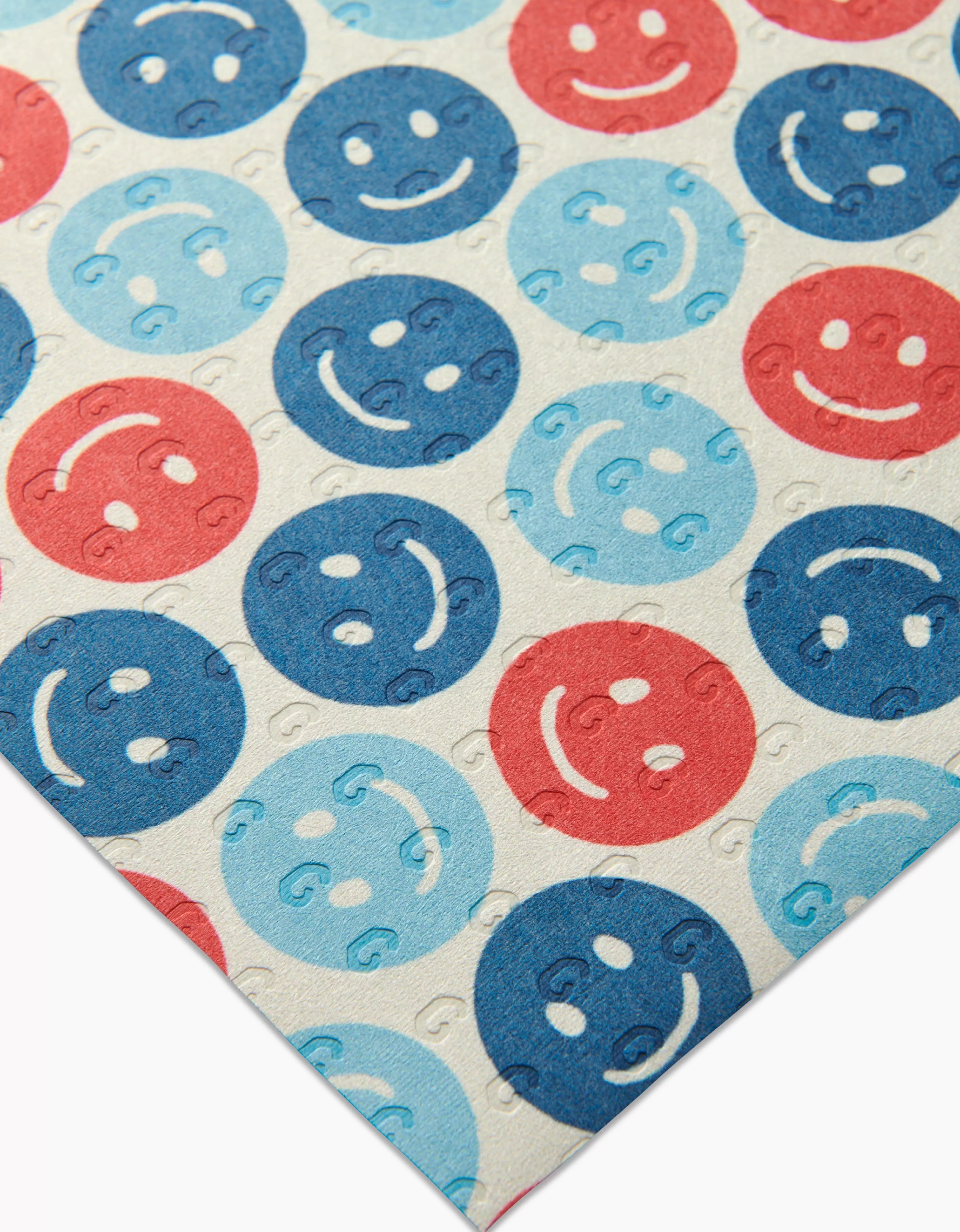 Cheap GEOMETRY Smiley Face July Blue