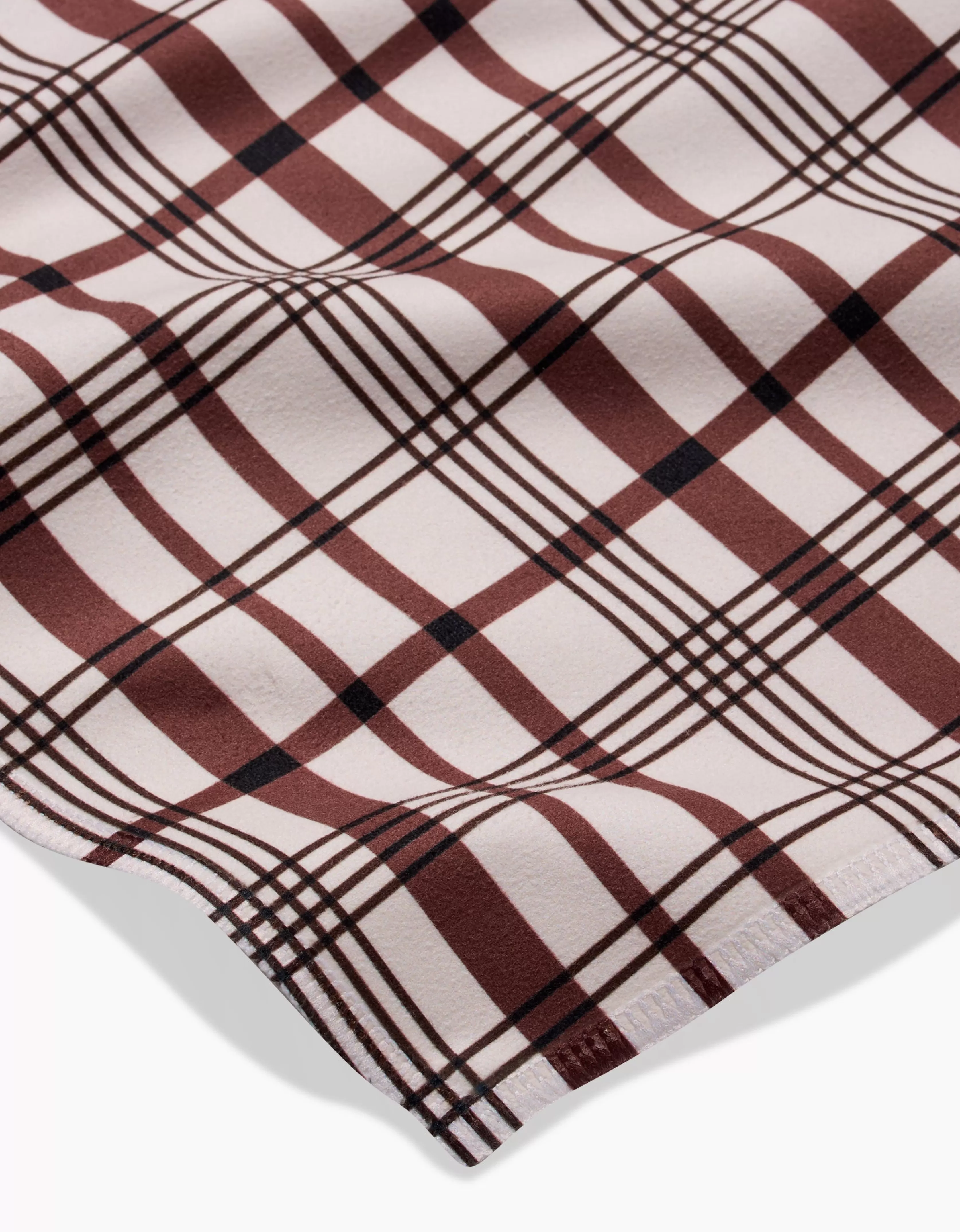 Cheap GEOMETRY Vintage Plaid Natural